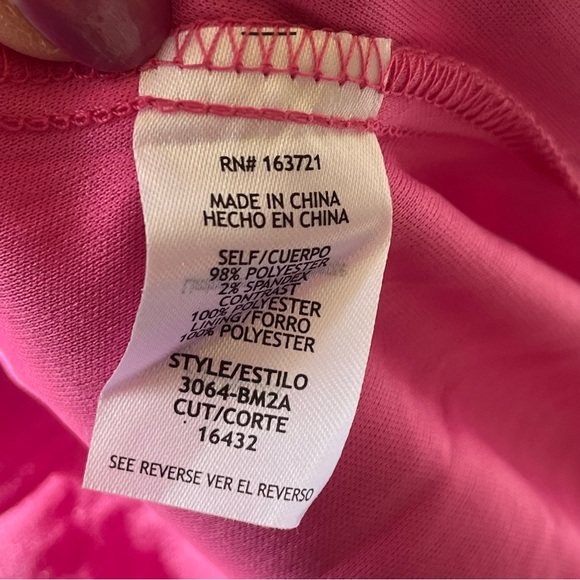 NWT City Studios Fuchsia Sequined Gown Size 11 Juniors - Picture 14 of 15